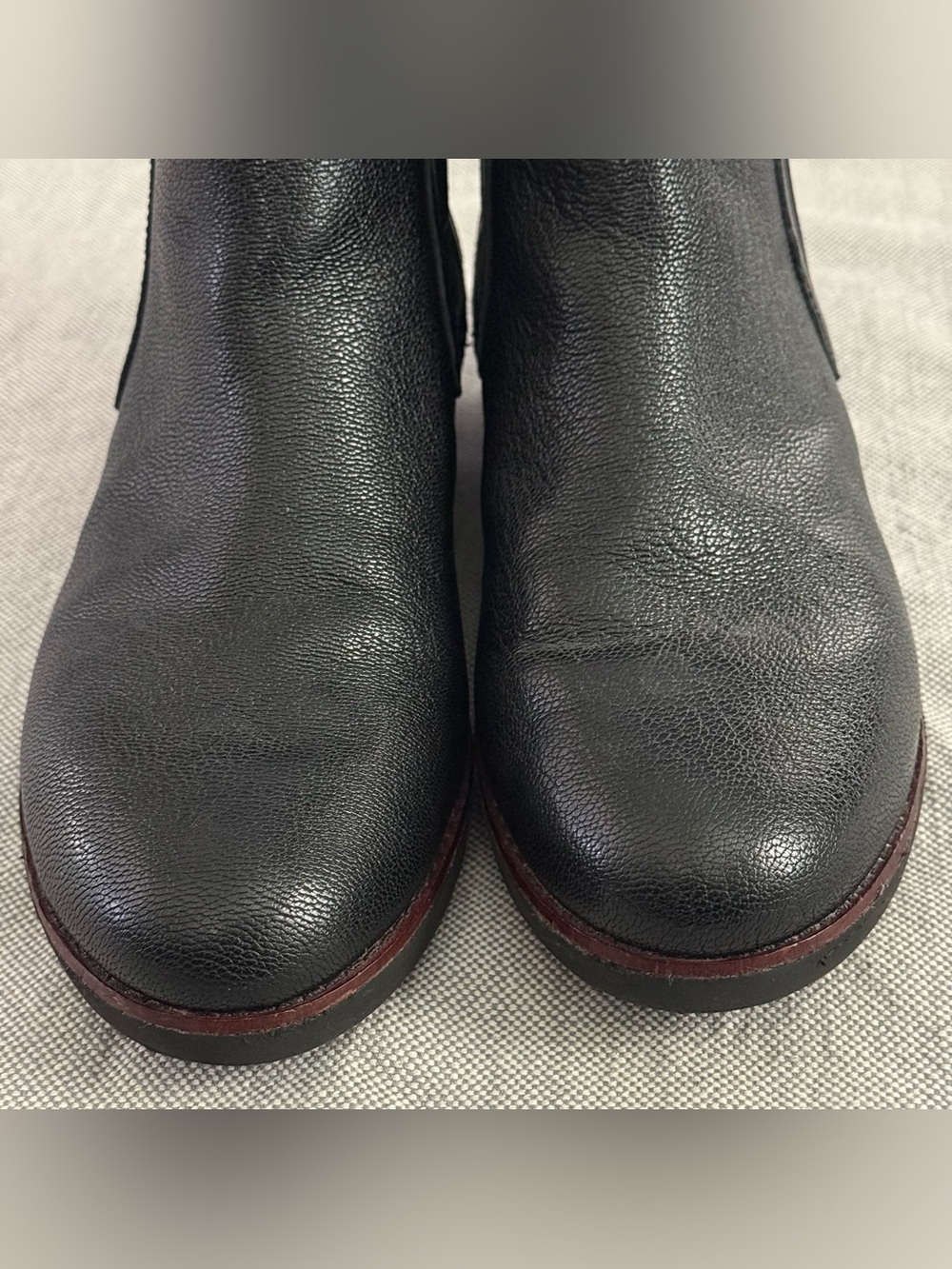 FitFlop Women's Black Leather Chelsea Ankle Boots - Picture 4 of 10
